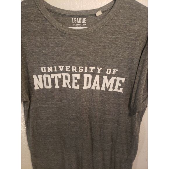 LEAGUE Classic Fit Mens Medium Green University Of Norte Dame T-Shirt Tee Shirt - Picture 4 of 10